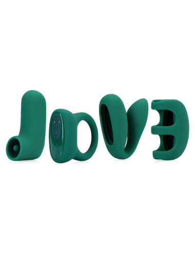 LOVE' (S)explore Set - Zestaw Zabawek dla Par, Green Crystal