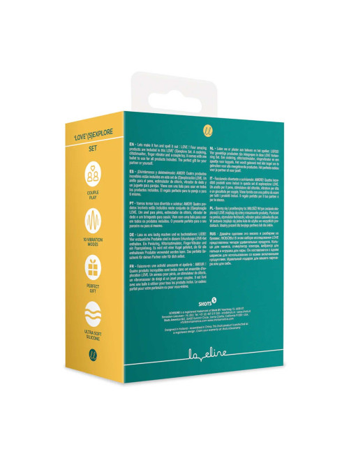 LOVE' (S)explore Set - Zestaw Zabawek dla Par, Green Crystal