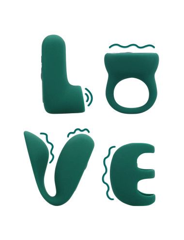 LOVE' (S)explore Set - Green Crystal