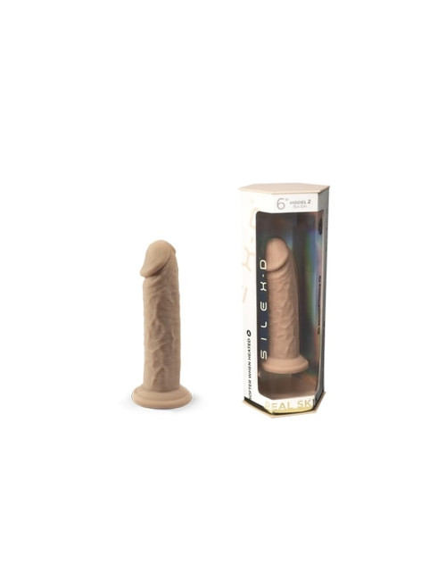 Silexd Real Skin Model 2 6 cali - Realistyczne Dildo Carnation