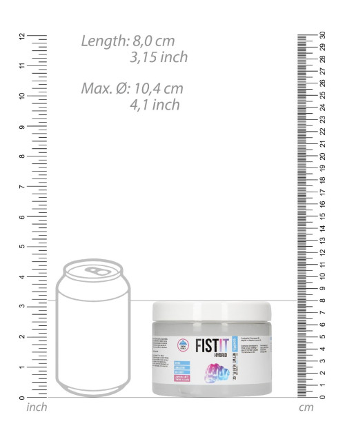 Fist It Hybrid 500 ml - żel Afrodyzjakowy do fisting, bezpieczny dla ciała