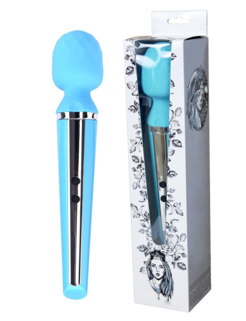 Stymulator Massager Genius USB Blue Wibrator Masażer 10 Trybów 3 Prędkości Silikon ABS