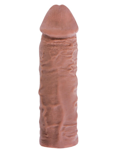 Be Shane! Girth Enhancer Light skin tone - Nakładka/Przedłużka, 5.5 cm Ø, 20.5 cm, wodoodporna, bezpieczna