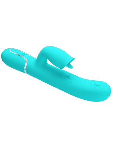 PRETTY LOVE - Gigi light blue, 7 thumping functions 7 licking modes