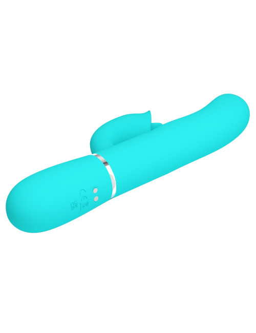 PRETTY LOVE Gigi - Wibrator Króliczek: 7 funkcji wibracji i 7 trybów lizania, wodoodporny silikon