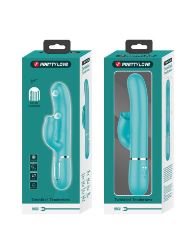 PRETTY LOVE - Gigi light blue, 7 thumping functions 7 licking modes