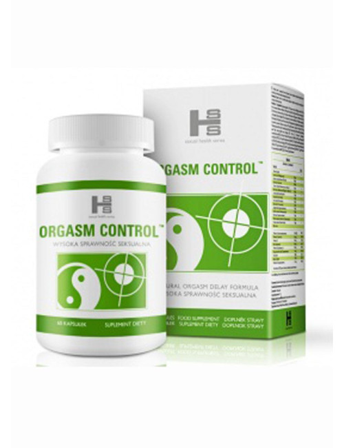 Orgasm Control – Afrodyzjak dla mężczyzn, opóźnienie ejakulacji, przedłużenie stosunku, 60 tab.