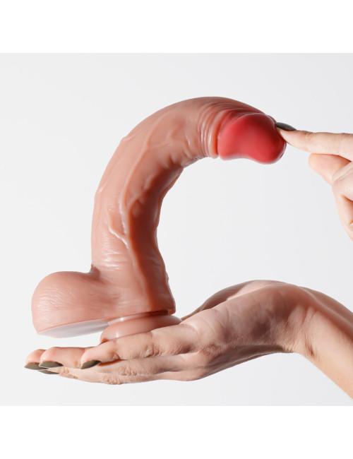 Crushious Inviktus - Dildo silikonowy realistyczny 23 cm - Zabawki erotyczne