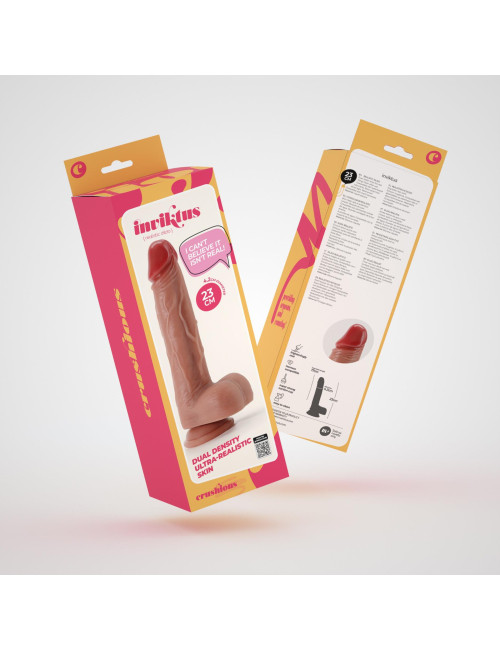 Crushious Inviktus - Dildo silikonowy realistyczny 23 cm - Zabawki erotyczne