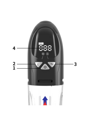 Pompka- PASSION PUMP, PREMIUM RECHARGEABLE AUTOMATIC WATERPROOF LCD PUMP