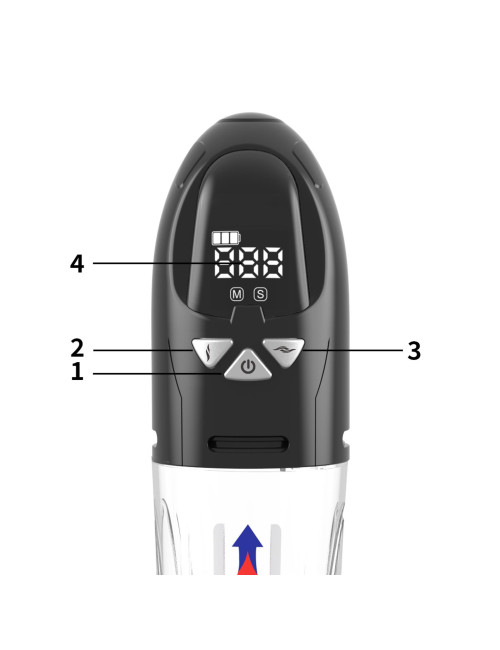PASSION PUMP Pompka wodoodporna LCD, premium rechargeable, automatyczna dla mężczyzn