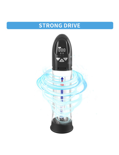 Pompka- PASSION PUMP, PREMIUM RECHARGEABLE AUTOMATIC WATERPROOF LCD PUMP