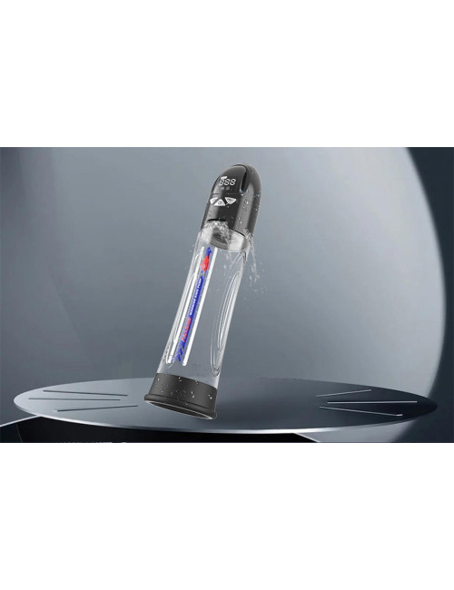 PASSION PUMP Pompka wodoodporna LCD, premium rechargeable, automatyczna dla mężczyzn