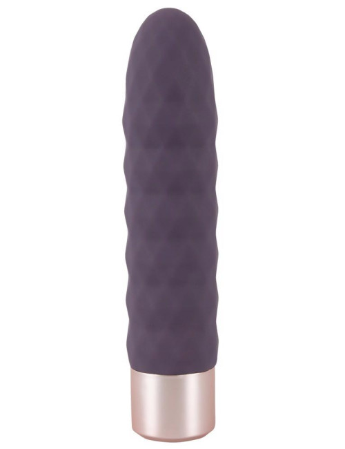 Elegant Vibrator Diamond Vibe - Klasyczny wibrator silikonowy, zabawki erotyczne