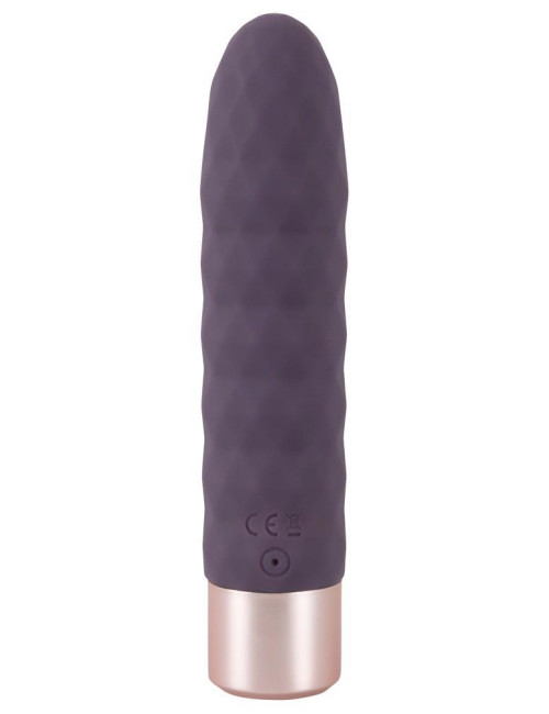 Elegant Vibrator Diamond Vibe - Klasyczny wibrator silikonowy, zabawki erotyczne