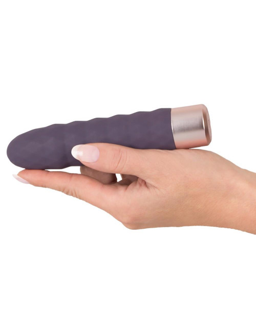 Elegant Vibrator Diamond Vibe - Klasyczny wibrator silikonowy, zabawki erotyczne