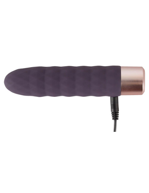 Elegant Vibrator Diamond Vibe - Klasyczny wibrator silikonowy, zabawki erotyczne