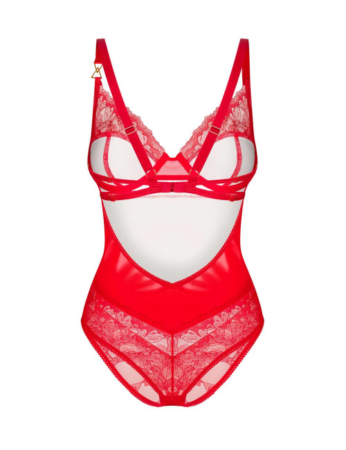 Obsessive Aliosa Czarne/Czerwone Body S/M
