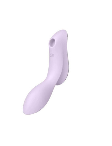 Wibrator Curvy Trinity 2 Violet - 3 silniki, fale ciśnienia, punkt G, IPX7