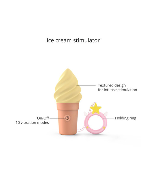 Wibrator Silikonowy Love to Love Candice Vanilla Pop
