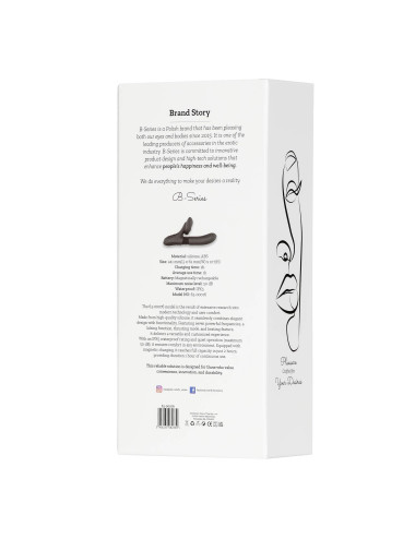 Silicone Vibrator 7 Powerful Modes - Licking,
Thrusting and Heating, Black