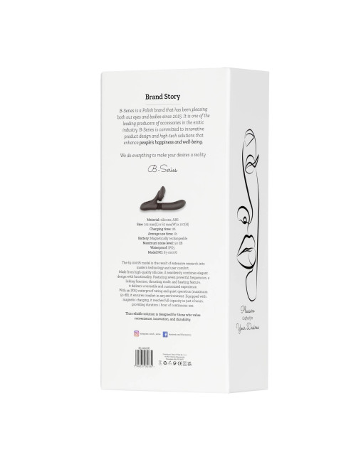 Silicone Vibrator 7 Powerful Modes - Licking,
Thrusting and Heating, Black