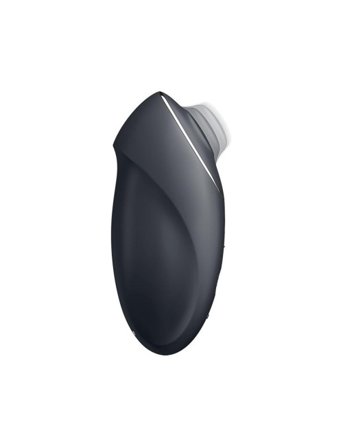 Tap & Climax 1 grey - Wibrator nakładany z funkcją stukania, silikon IPX7