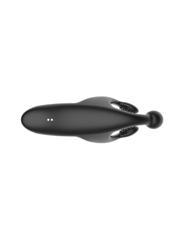 Tapping and vibrating penis stimulator