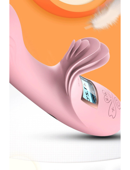 Wibrator silikonowy USB Lilo Purple – 10 funkcji, podgrzewany, stymulator wewnętrzny i zewnętrzny