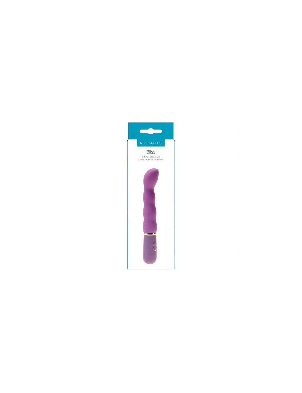 Wibrator do punktu G Me You Us Bliss Fioletowy 21 cm