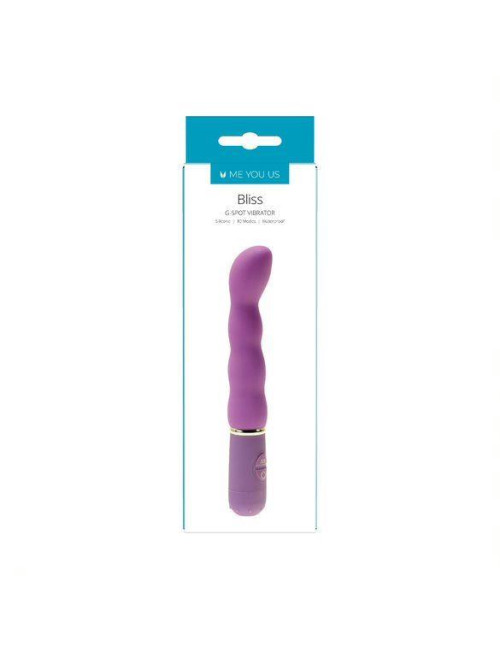 Wibrator do punktu G Me You Us Bliss Fioletowy 21 cm