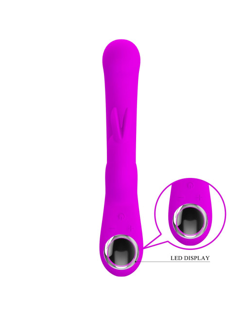 PRETTY LOVE Lamar Purple – Wibrator króliczek, 10 funkcji wibracji, 9 poziomów prędkości