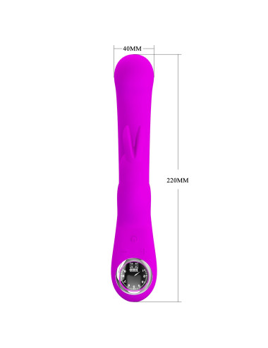 PRETTY LOVE - Lamar Purple, 10 vibration functions 9 speed levels