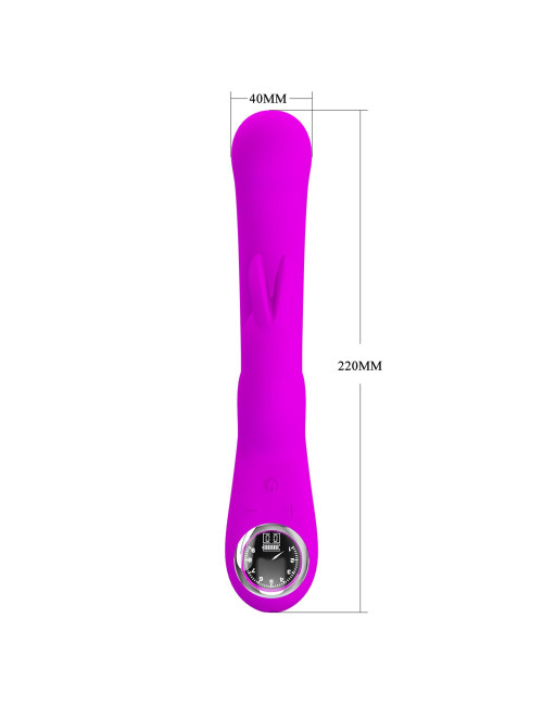 PRETTY LOVE Lamar Purple – Wibrator króliczek, 10 funkcji wibracji, 9 poziomów prędkości
