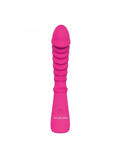 Wibrator-VIBRATORE DESIGN ELYS - ROUNDISH PLOT REAL WAVE PINK
