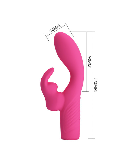 Pretty Love Elivia: 10-funkcyjny G-Spot Wibrator Króliczek silikon USB ładowanie