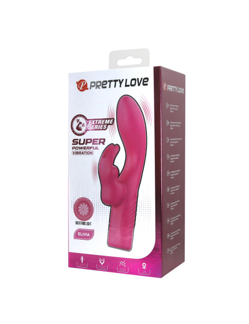 Pretty Love Elivia: 10-funkcyjny G-Spot Wibrator Króliczek silikon USB ładowanie
