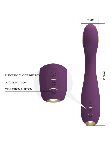 PRETTY LOVE - HECTOR, 12 vibration functions 5 electric shock functions Mobile APP remote control