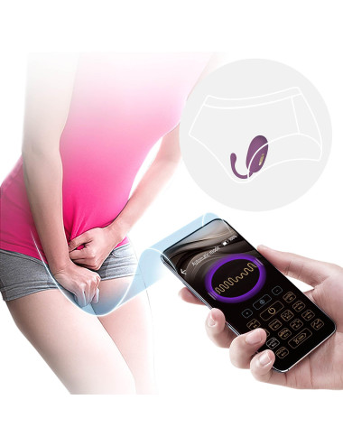 PRETTY LOVE - Doreen, 12 vibration functions 3 electric shock functions Mobile APP Long-distance Control