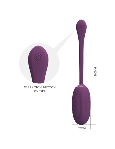 PRETTY LOVE - Doreen, 12 vibration functions 3 electric shock functions Mobile APP Long-distance Control