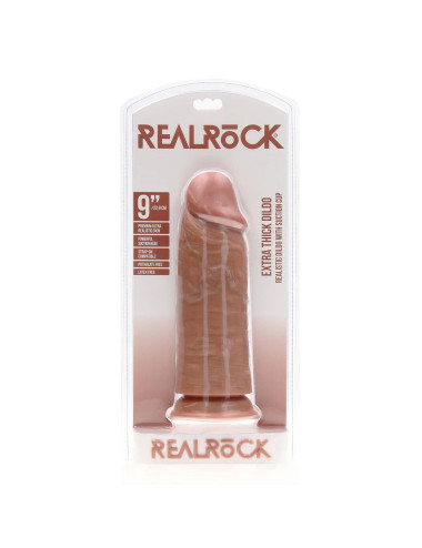 Extra Thick Straight without Balls 23 cm - Tan