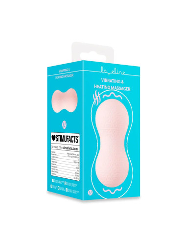 Vibrating and Heating Massager - Pink