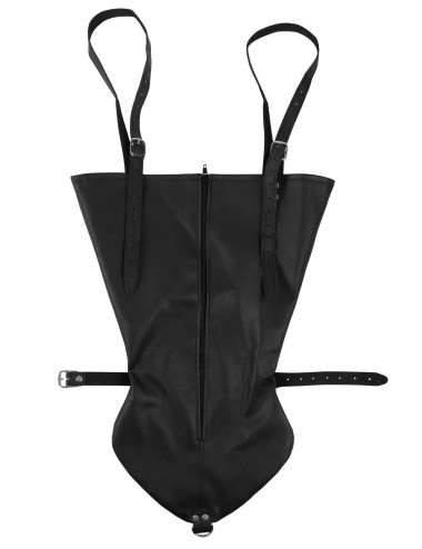 Zip-up Full Sleeve Arm Restraint - Black