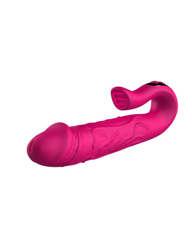 Realistic Tongue Stimulating Dildo Vibrator