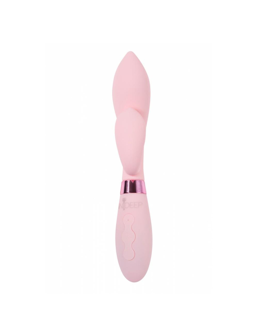 Wibrator Indeep Juna Pink – Zabawki Wibratory Króliczek USB ładowany, 10 trybów, podwójne silniki