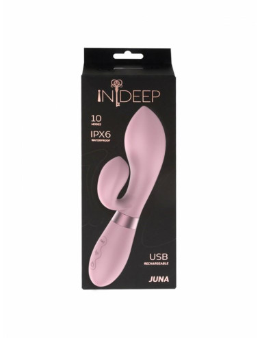 Wibrator-Rechargeable Vibrator Indeep Juna Pink