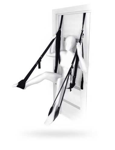 Anonymo Sex swing on the door , nylon, black