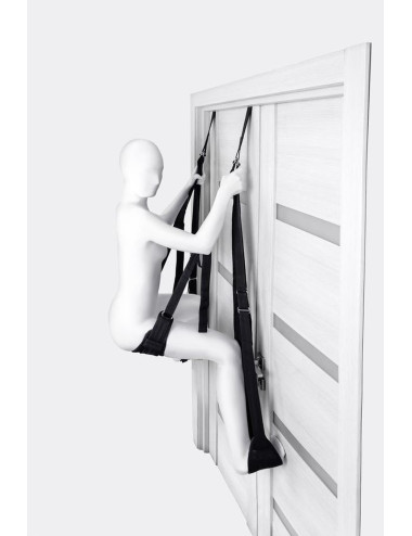 Anonymo Sex swing on the door , nylon, black