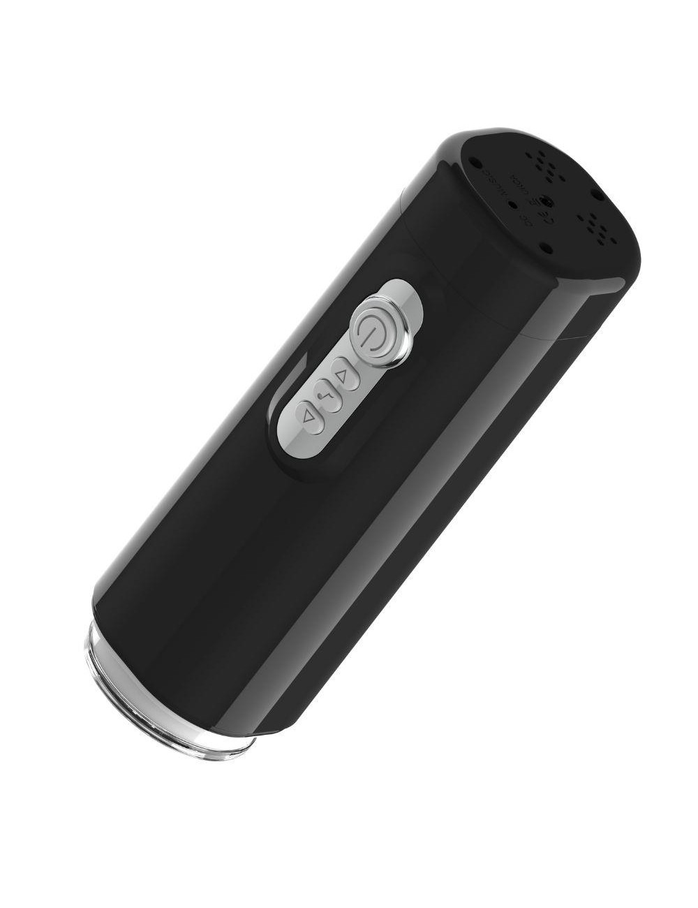 Masturbator Cup Stealth - Automatyczny, 7 wibracji, USB, teksturyzowana tuleja