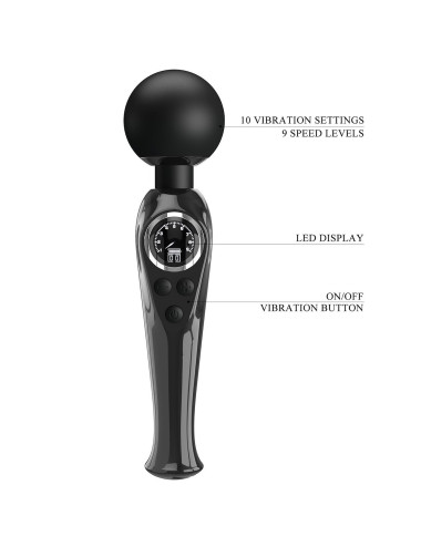 PRETTY LOVE - SKYLER, 10 vibration functions 9 speed levels, Silicone ABS